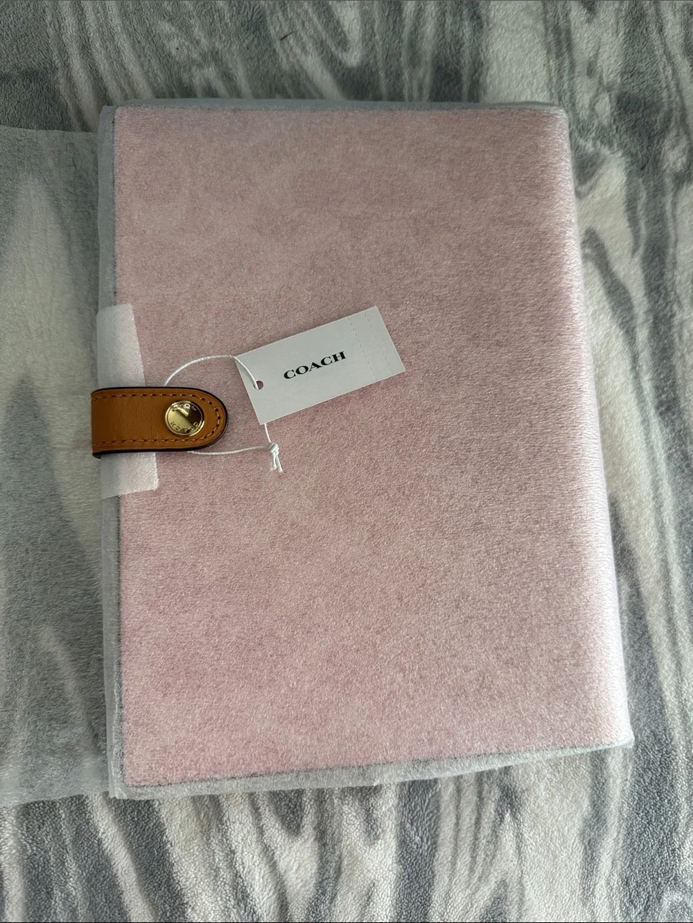 NWT Coach Powder Pink notebook
